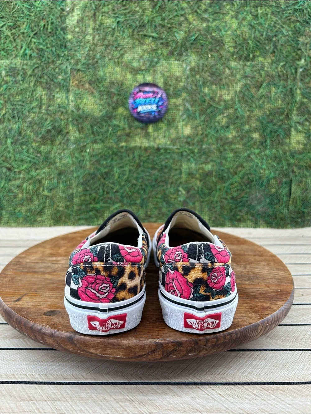 Vans Classic Slip-On 'Rose Animal Checkerboard'